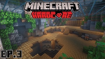 How to Build an AMAZING Starter Base in Minecraft Hardcore! (Minecraft Hardcore Ep.3!)