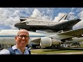 Detailed tour through the Boeing 747 that carries the Space Shuttle Orbiter.