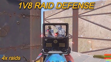 How a 4000 HOUR SOLO Snowballs and gets RAIDED 4 TIMES - Official Rust