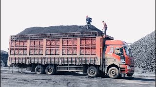 Abuse of dump trucks--- compilation of super loaded tippers. crazy transportstion!