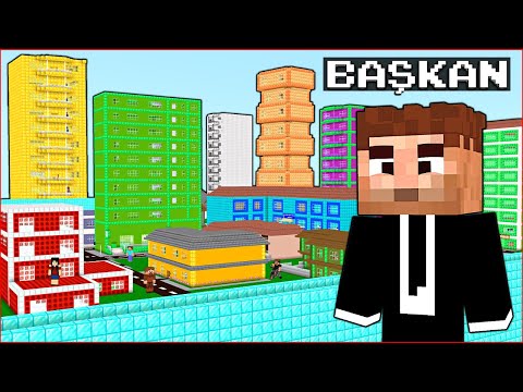 ALİ BAŞKAN OLDU, ŞEHRİ GELİŞTİRDİ! 😱 - Minecraft