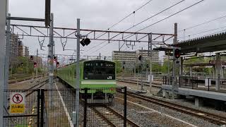 おおさか東線　新大阪駅　201系　普通久宝寺行　発車シーン