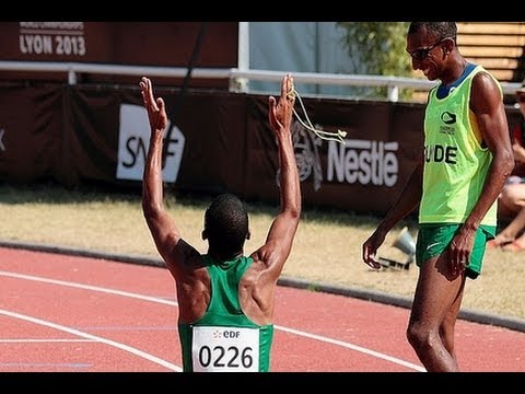 Athletics - men's 1500m T11 final - 2013 IPC Athletics World
Championships, Lyon