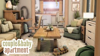 couple & a baby apartment \\ The Sims 4 speed build