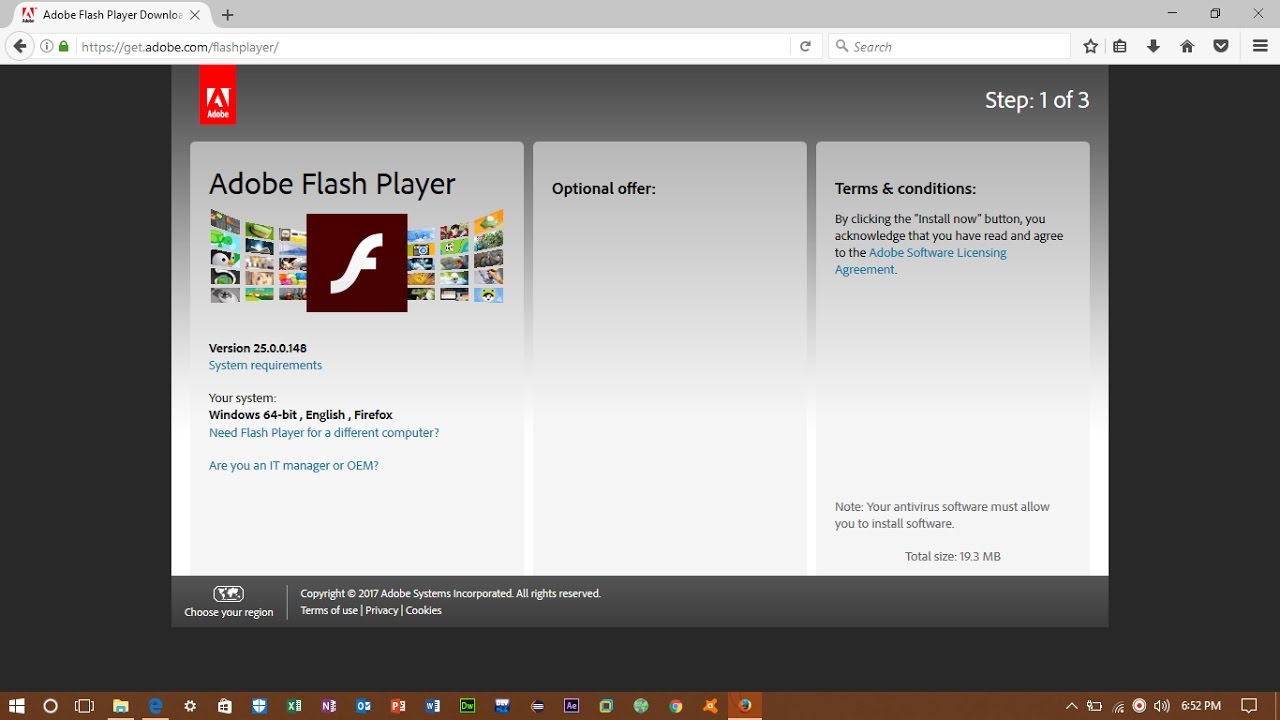 adobe flash player version 10 windows