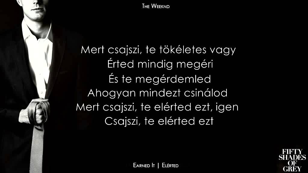 The Weeknd - Earned It | Elérted (Magyar felirat)