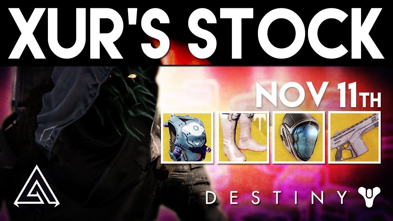 Destiny Xur November 11th - Xur's Location & Stat Rolls | Destiny Rise of Iron Exotics