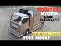 Miniatur truk oleng terbaru || review &amp; tes drive miniatur truck new wahyu abadi dari kardus