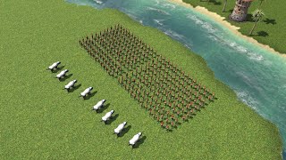 Full 8 Honey Badgers vs. 360 Skirmishers - Age of Empire 3 Definitive Edition Update