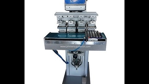 Four Colors Rolling Pad Printing Machine,Multi Color Pad Print Printing Printers