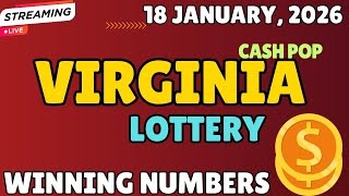 Virginia Cash Pop Lottery Results For - 18 Jan, 2026 - Coffee Break, Lunch Break - Cash 5- Powerball