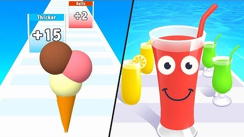 Ice Cream Rush | Juice Run / All Level Gameplay: Android,OSi