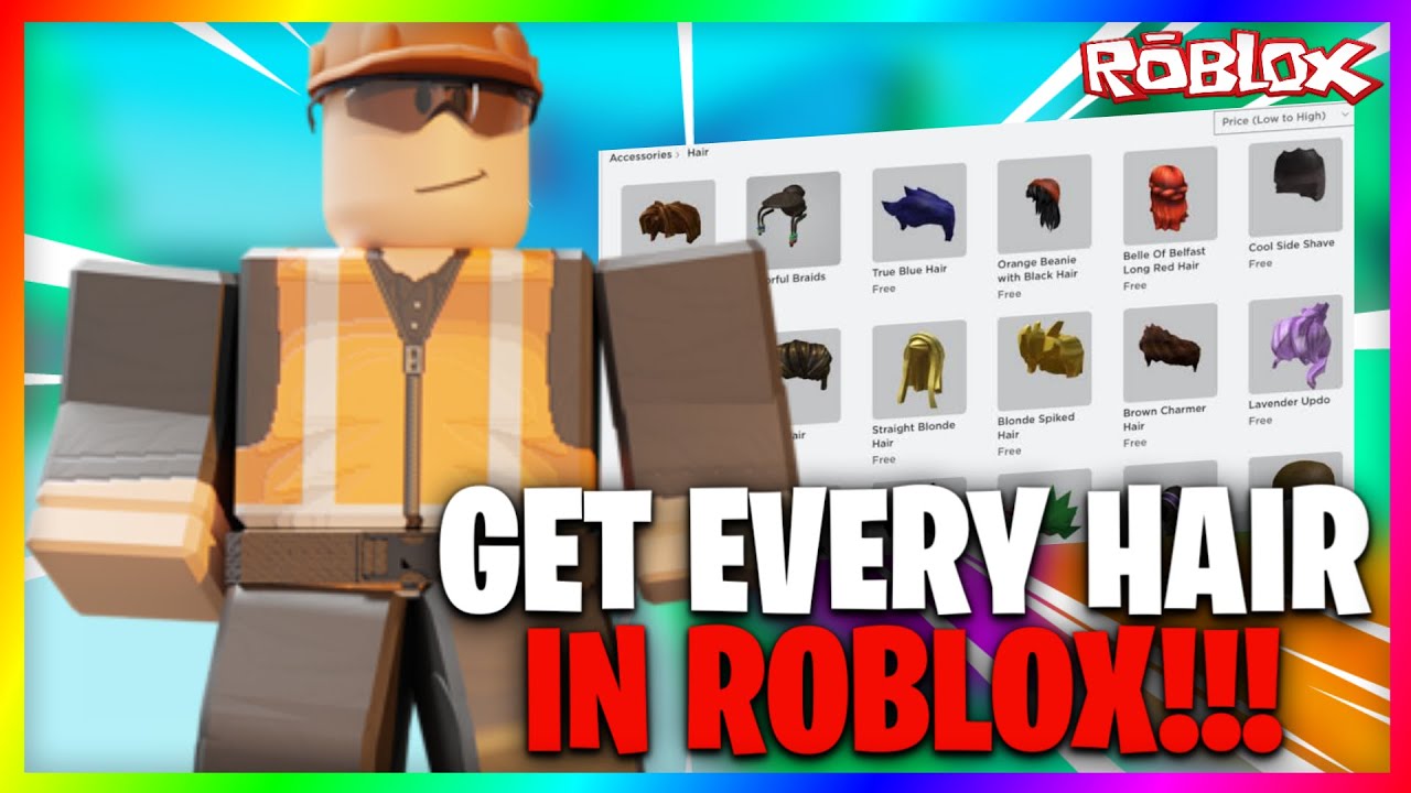 9 FREE NEW ROBLOX HAIR AND ITEMS 😲🥰🤩 in 2023