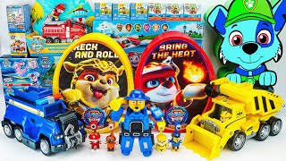 Paw Patrol Collection Unboxing Review | Rubble Mighty Pups Eggs, Marshall Mighty Pups Eggs | ASMR