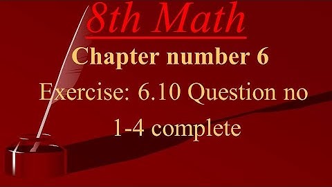 8th class, math, exercise 6.10, Factorization, Simultaneous Equations, Q no 1-4 complete