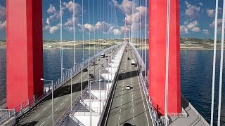 壮観！世界最長の吊り橋がトルコで完成！