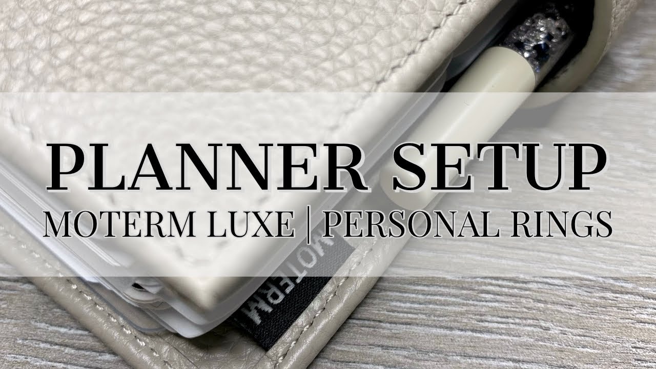 Moterm Luxe A5, Cream Croc Setup — Planner Tips and Supplies (PT:1