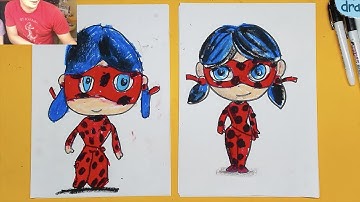 How to Draw Miraculous Ladybug step by step Chibi