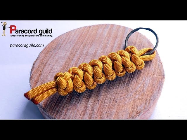 Como hacer un brazalete o pulsera paracord espina de serpiente o serpent  spine knot 