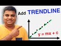 How to add trendline in excel 2022