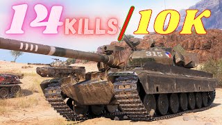 Vz. 55 - 14 Frags 10K - Raseiniai Heroes' Medal World of Tanks,WoT tank battle