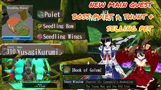 Toram online - new main quest boss puiet, update book of golem & new feature selling pet - yusagi