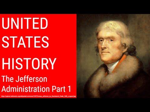 Video: Viņas administrācijas laikā Tomass Džefersons?