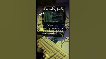 Why do programmers prefer dark mode? #programming #joke #darkmode #funny