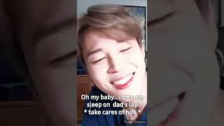 BTS Reaction💜:- when they are n€€dy 🥵 but your baby is s|eeping with you cause they had a n¡ghtmare