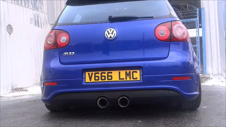 VW Golf Mk 5 R32 Full Milltek System Launch control