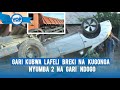 BREAKING NEWS AJALI MBAYA YATOKEA GARI KUBWA YAFELI BREKI NA KUGONGA NYUMBA 2 NA GARI NDOGO