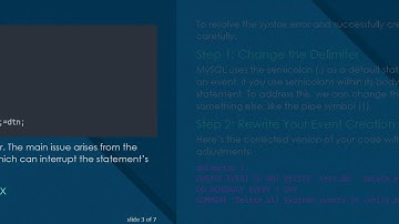 How to Schedule an Event in MySQL
