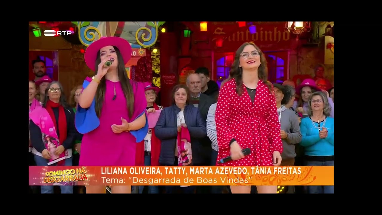 Liliana Oliveira, Tatty, Marta Azevedo e Tânia Freitas -Tema Desgarrada de Boas Vindas