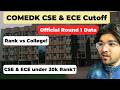 COMEDK Rank vs College Based on Official Last Year Data | ComedK 2026