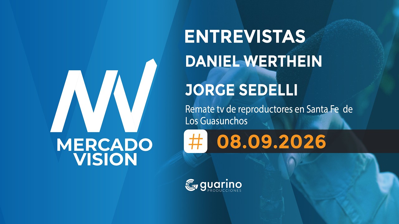 DANIEL WERTHEIN - JORGE SEDELLI - Remate tv de reproductores  Los Guasunchos