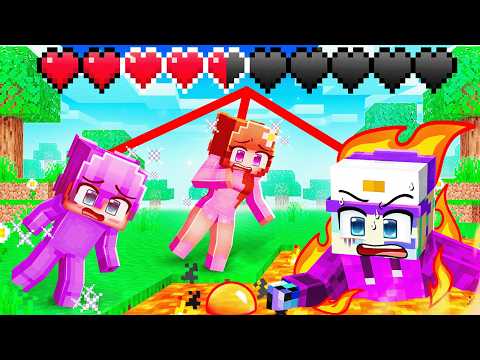 Minecraft, But We Share One Health Bar