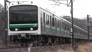 【ジョイント音】常磐線E501系K702編成（559M いわき行き）植田ー泉間を通過。