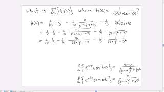 Inverse Laplace transform example (part 2)