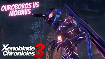 Xenoblade Chronicles 3 - Ouroboros vs Moebius gameplay and cutscene