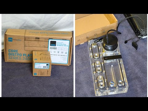 Видео: Обзор Alphacool Core Distro Plate 240  VPP Apex Pump D5