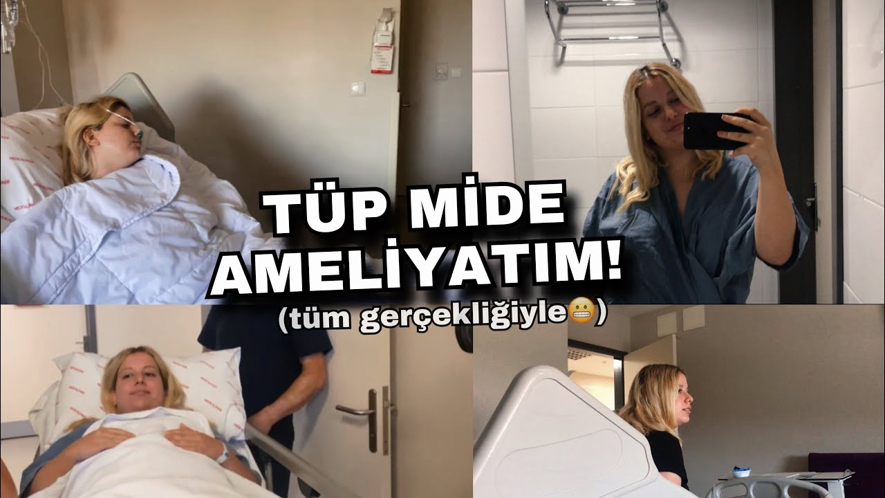 Tüp Mide Ameliyatım (Tüm Gerçekliğiyle😬) + Önceki & Sonraki Gün • VLOG