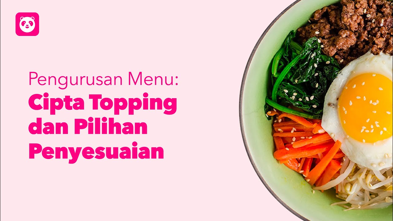Pengurusan Menu: Cipta Topping dan Pilihan Penyesuaian [MY - BM] - YouTube
