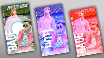 Kinemaster new attitude status #3 | Kinemaster video editing WhatsApp status 2020 | Status editing