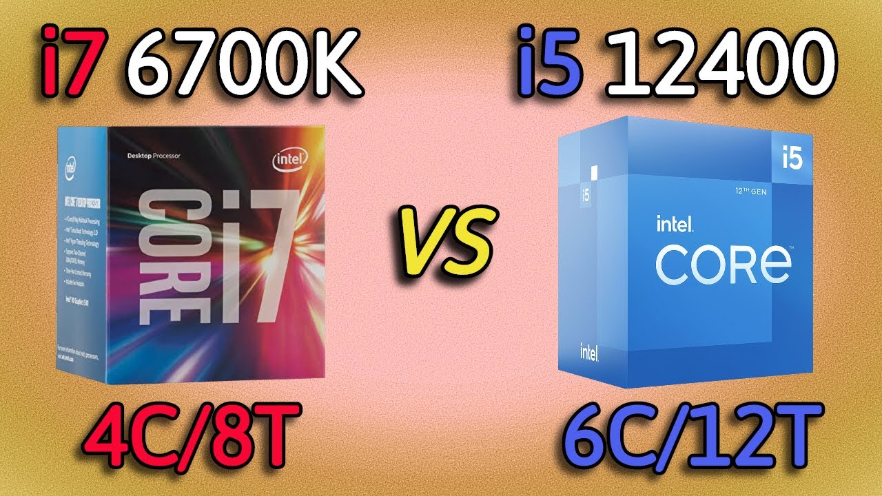 i5 12400 vs i7 6700K - Benchmark and test in 8 Games 1080p - YouTube