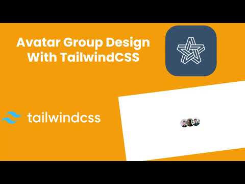Avatar group design using TailwindCSS  | Tailis #tailwind #tailwindcss #tailwindtutorial #tailwindv3
