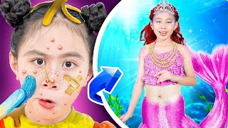From Nerd Baby Doll To Popular Mermaid! How To Become Popular At School