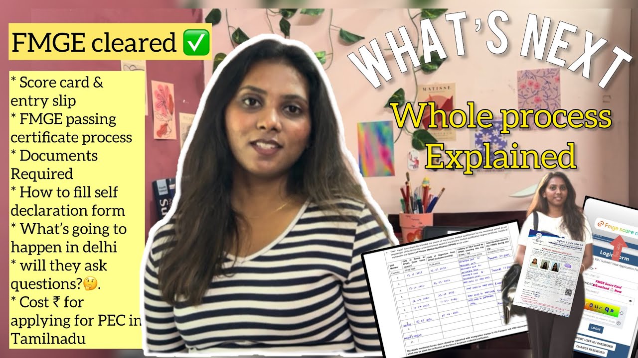 FMGE 2026 cleared ✅How to get your FMGE passing certificate📍Delhi | Step-by-step process *DrEva mini