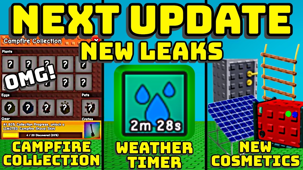 🤯 CAMPFIRE COLLECTION, WEATHER TIMER, AND MORE - NEW LEAKS IN
