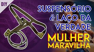 DIY: SUSPENSÓRIO TÁTICO e LAÇO DA VERDADE  Mulher Maravilha (Wonder Woman Harness/Lasso of Truth)