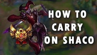 How to Carry in Gold on Shaco - Patch 7.9 - CHALLENGER SMURFING IN GOLD